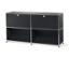 Buffet en métal « CN3 » à abattants amovibles, noir - /img/gAA08ktK/64/image.jpeg