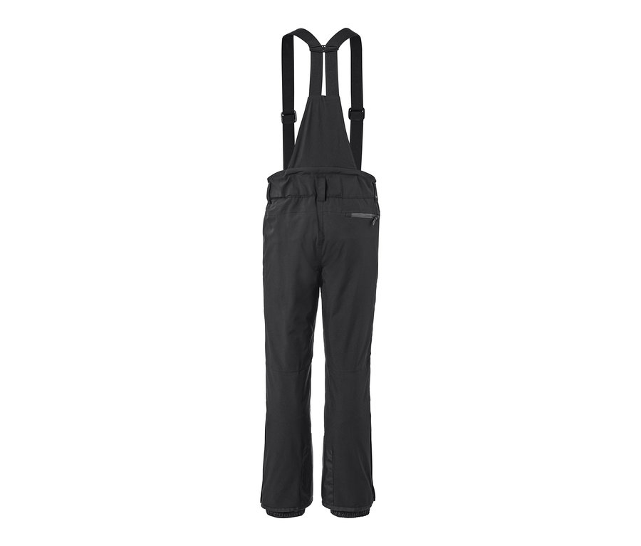 Pantalon de ski high-tech noir vu de derrière.