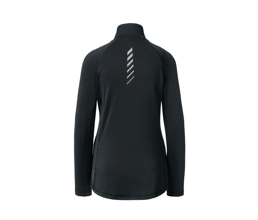 Vue détaillée de l'arrière d'un t-shirt fonctionnel thermique anthracite.