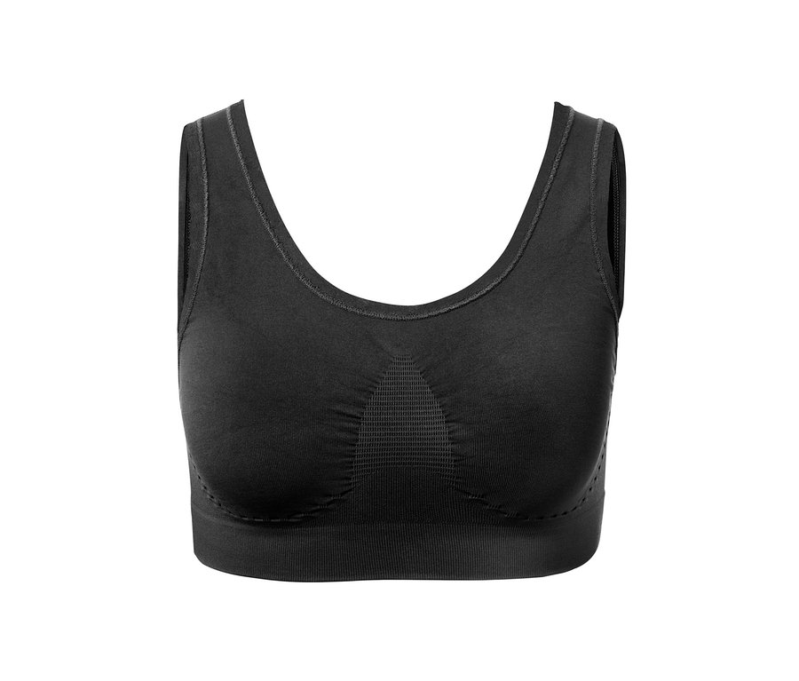 Brassière Seamlesss noire.