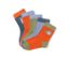 Cinq paires de chaussettes pour enfants avec des motifs d'animaux.