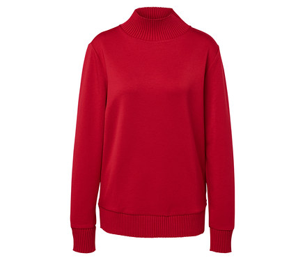 Sweatshirt en modal mélangé, rouge