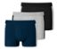 3 shorts SCHIESSER, gris chiné/noir/bleu foncé - /img/gAA3QMKY/64/image.jpeg
