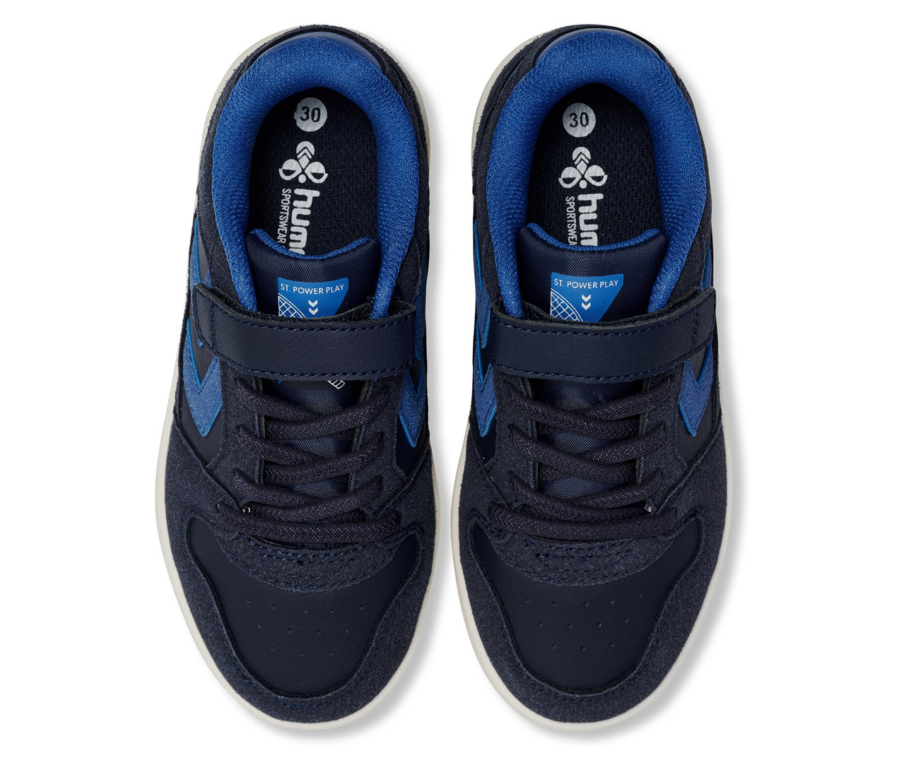 Paire de chaussures bleues HUMMEL ST Power play SP Jr.