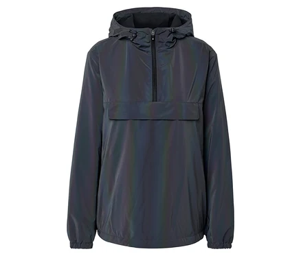 Coupe-vent Rainbow Reflective avec capuche et poche kangourou.