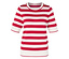 Rouge-blanc à rayures