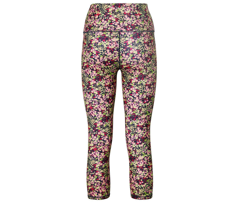 Pantalon à motif floral vu de dos.
