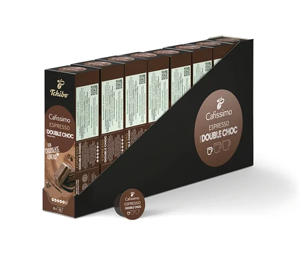 Un paquet de capsules Cafissimo Flavoured Espresso – Double Choc.