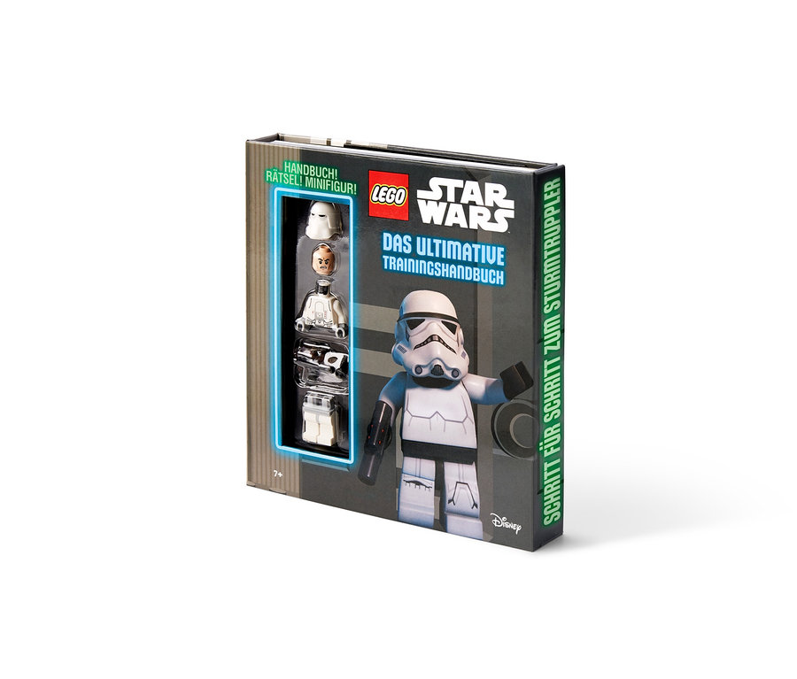 Boîte »LEGO® Star Wars™ – das ultimative Trainingsbuch mit Minifigur«.
