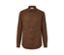 Chemise marron avec du lin.