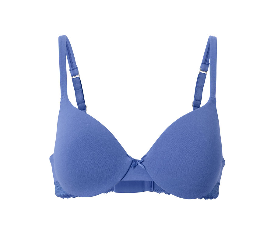 Soutien-gorge invisible bleu.