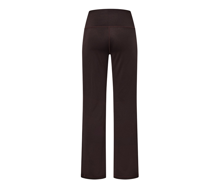 Pantalon de sport modelant couleur chocolat.