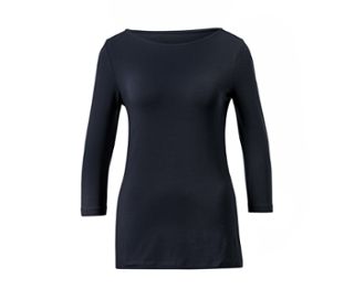 T-shirt manches 3/4, bleu marine