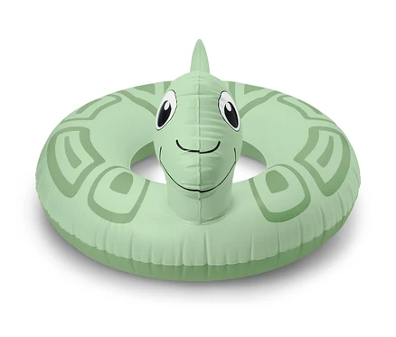 Bouée « tortue » verte avec motif de tortue.