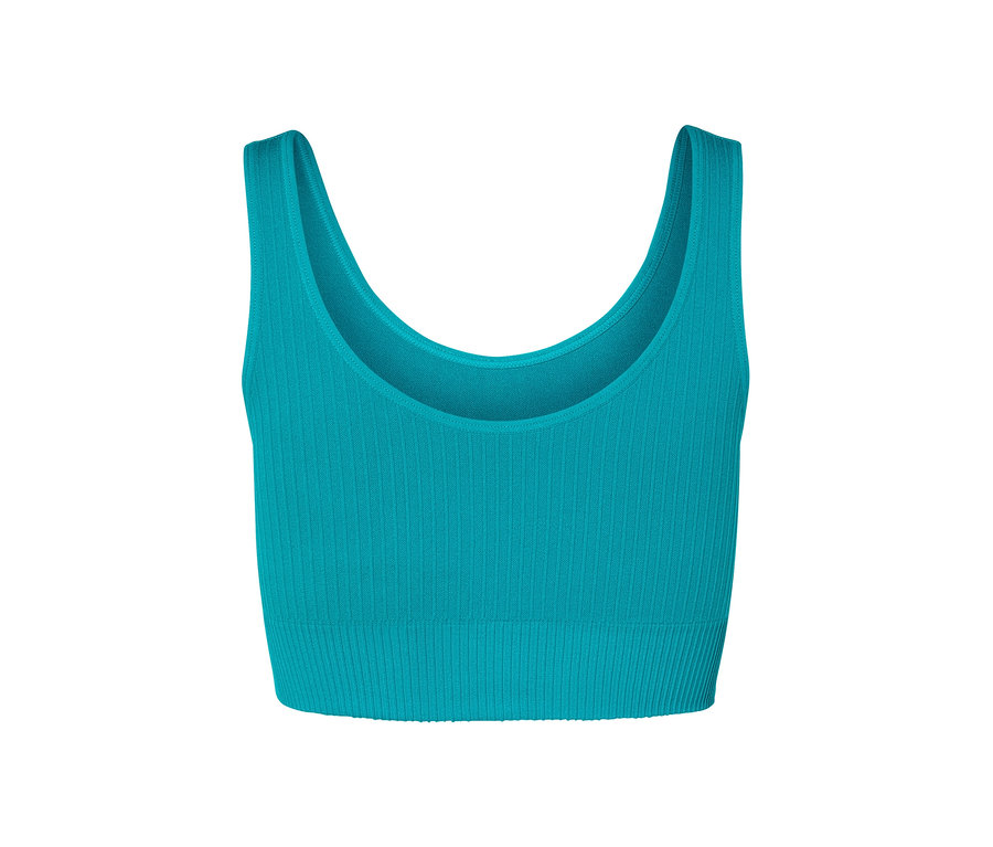 Brassière de sport Seamless turquoise.