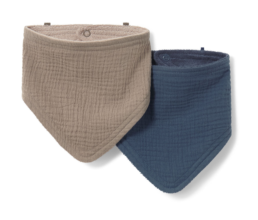 Deux foulards en mousseline pour bébé et tout-petit.