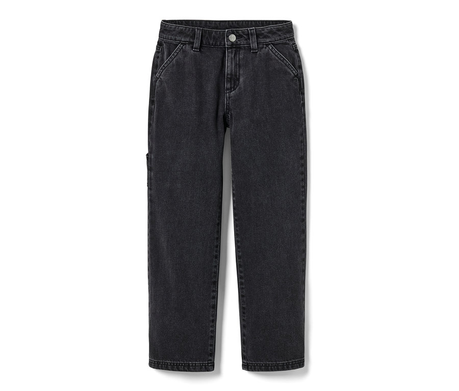 Pantalon cargo noir pour enfant.