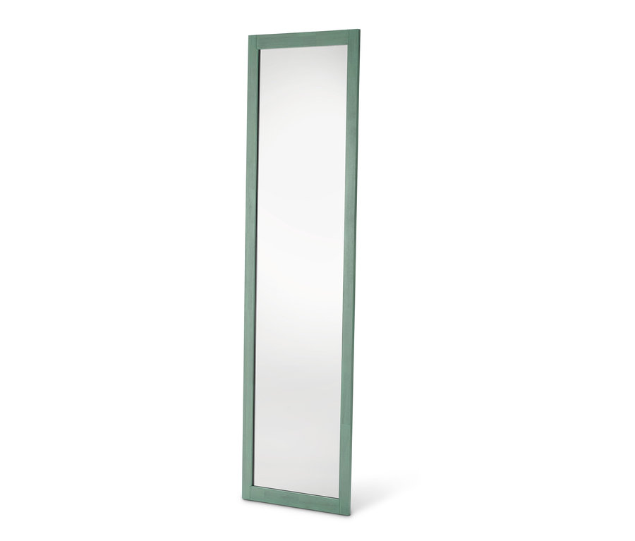 Miroir pleine longueur avec cadre, vert sauge.