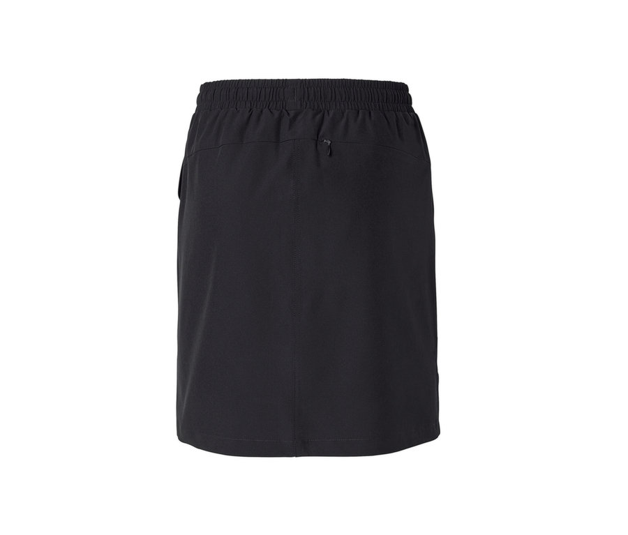 Jupe-short fonctionnelle noire.