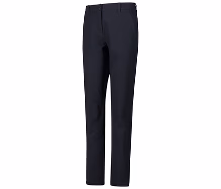 Pantalon bleu foncé.