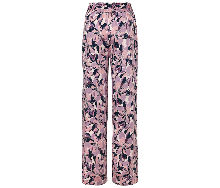 Pantalon à motif floral.