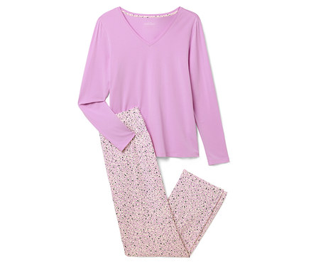 Pyjama, rose et imprimé intégral cœurs