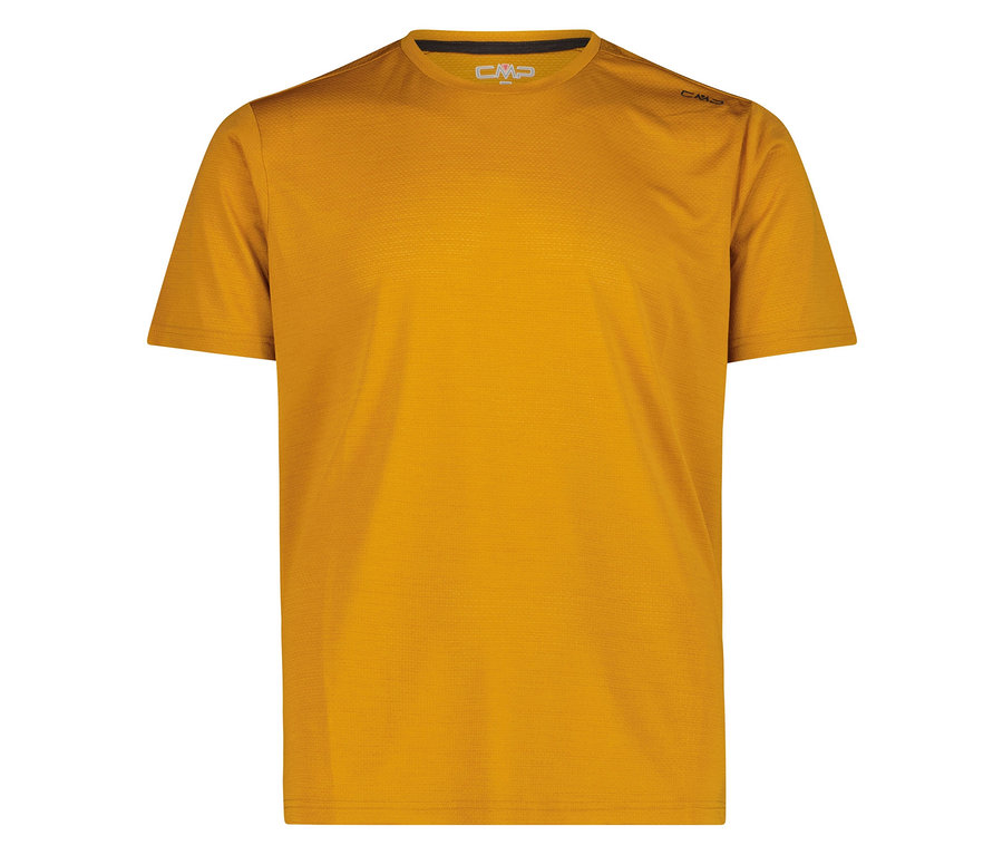 T-shirt CMP jaune à manches courtes.