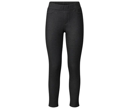 Legging noir avec fausses poches et fausse braguette.