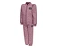 Ensemble thermique matelassé rose hummel® HMLSOBI avec veste et pantalon, tous deux à motif losanges et bords-côtes.