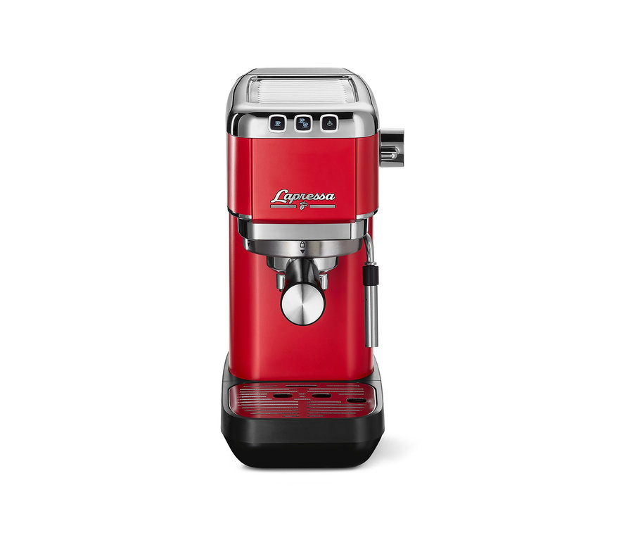 Machine à porte-filtre « Lapressa », rouge.