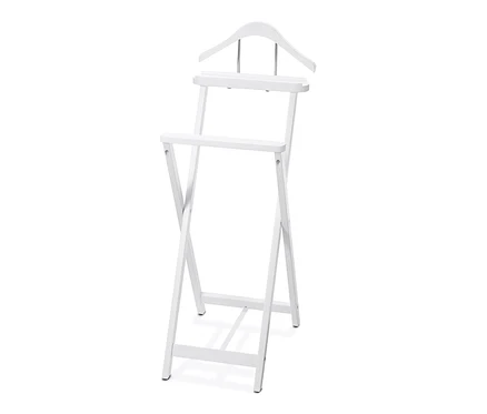 Valet de nuit blanc avec cintre.