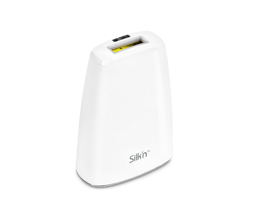 Gros plan sur l'épilateur blanc Jewel « LUXX 250.000 » de Silk'n®.