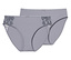 1 gris clair, 1 gris clair avec dentelle gris clair-anthracite