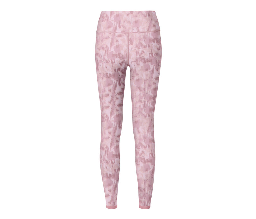 Legging de sport réversible rose.