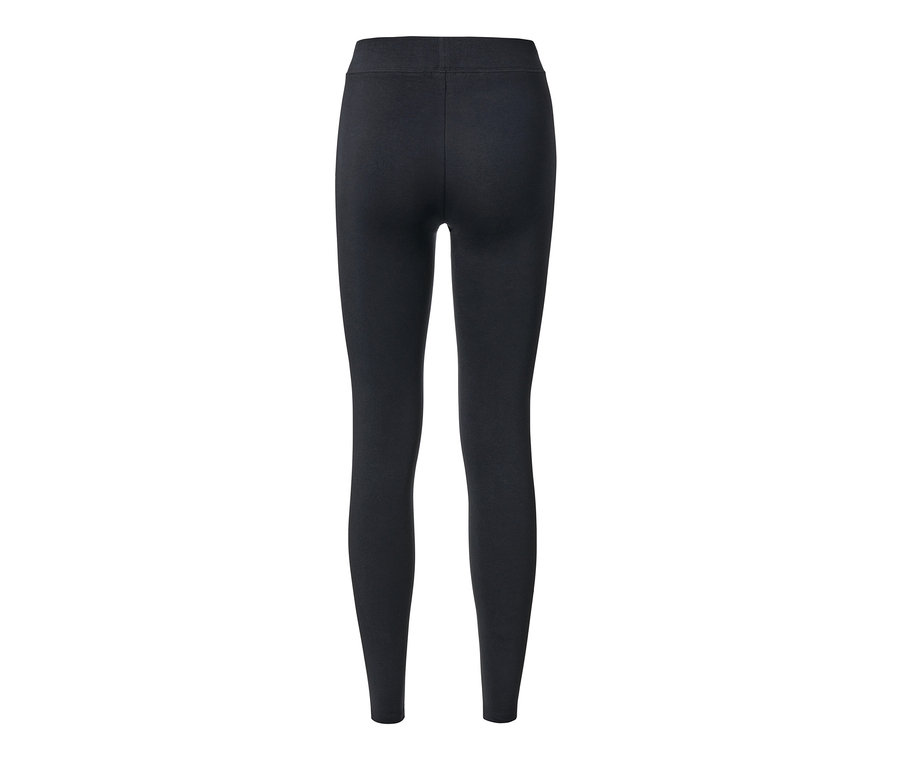Legging de sport noir vu de dos.