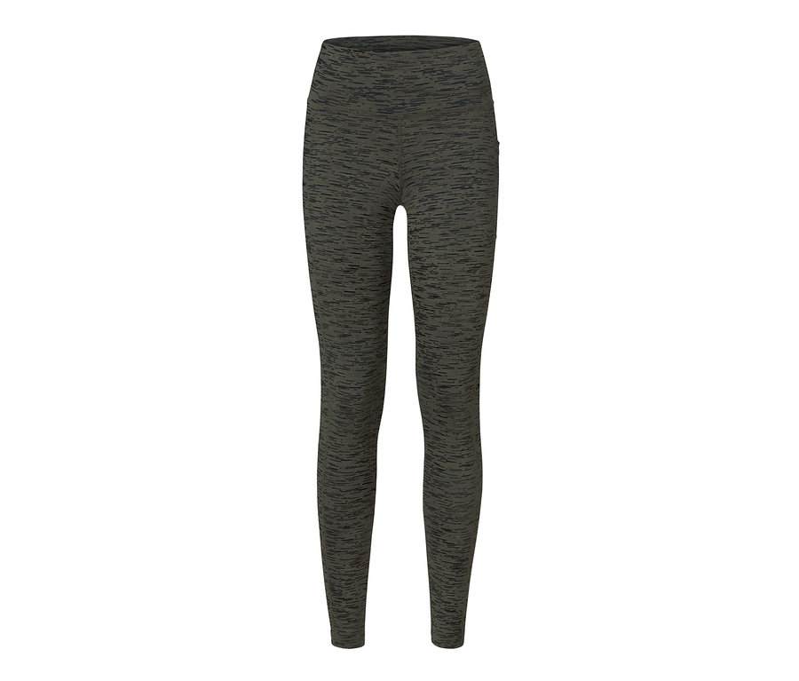Legging de sport avec un motif chiné.