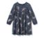 Robe en jersey pour enfant - Bleu moyen avec imprimé intégral licorne