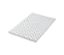 Tapis de douche, gris et blanc - Dentelé gris et blanc