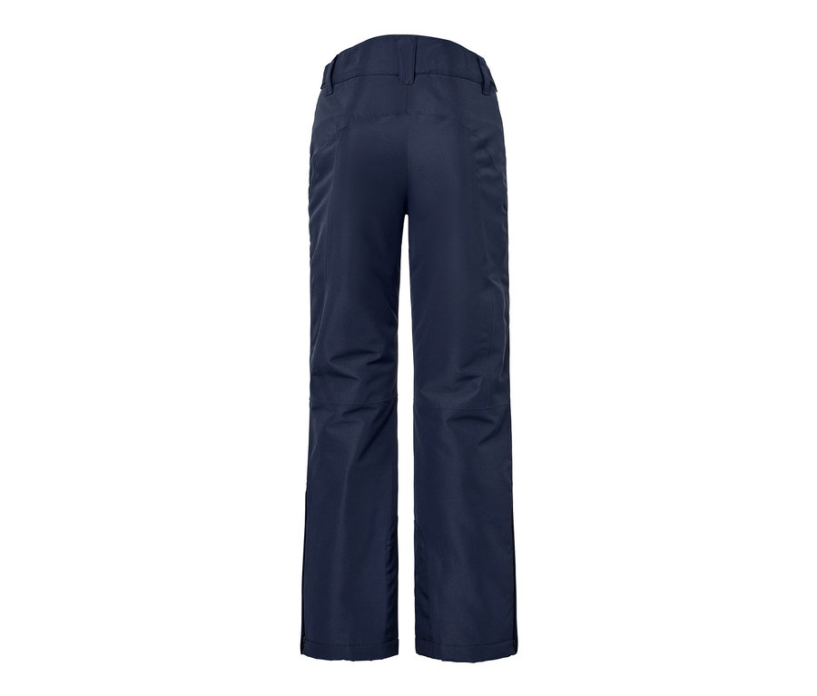 Pantalon de ski bleu marine.