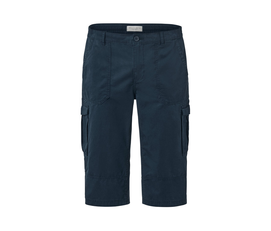 Bermuda cargo 3/4 bleu marine.