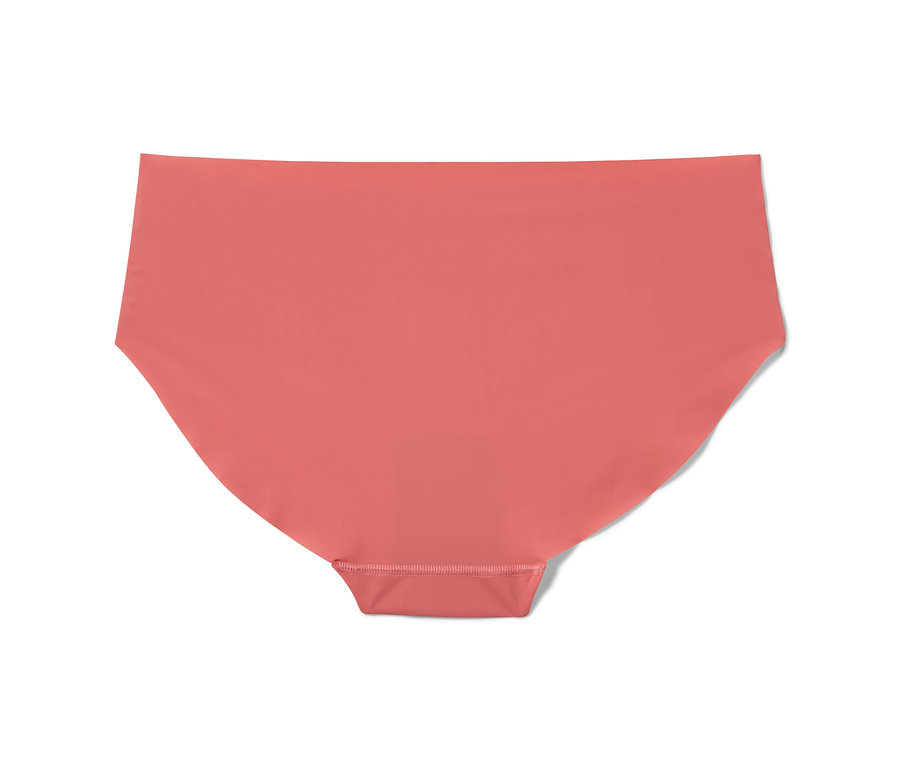 Gros plan sur 2 culottes Magic Cut, abricot.
