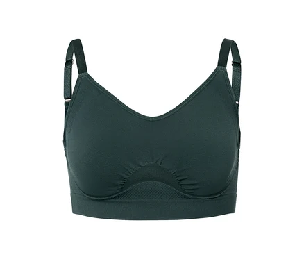 Soutien-gorge de sport Seamless bleu foncé.