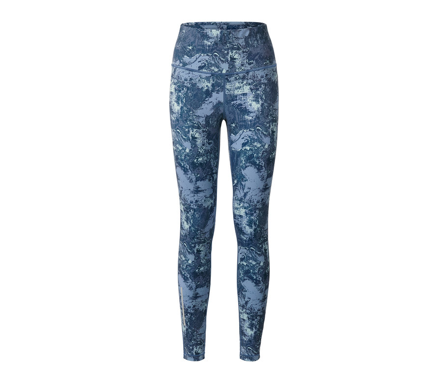 Legging de sport, bleu foncé/menthe.