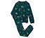 Pyjama vert avec imprimé de monster trucks.