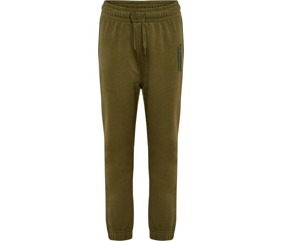 Pantalon régulier HUMMEL HMLJR Base, vert.