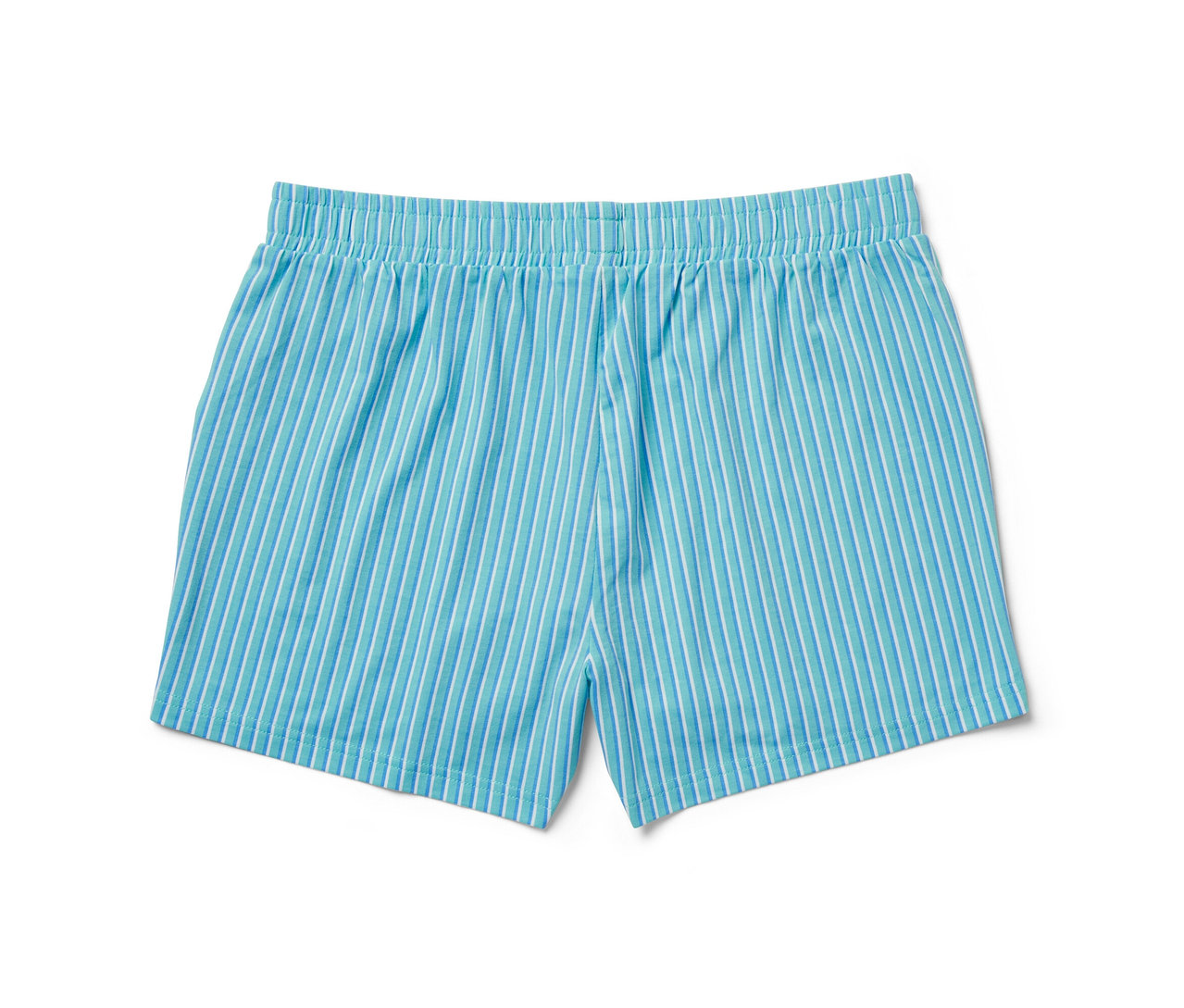Short rayé bleu.