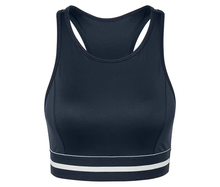 Bustier de sport bleu « Crop Top ».