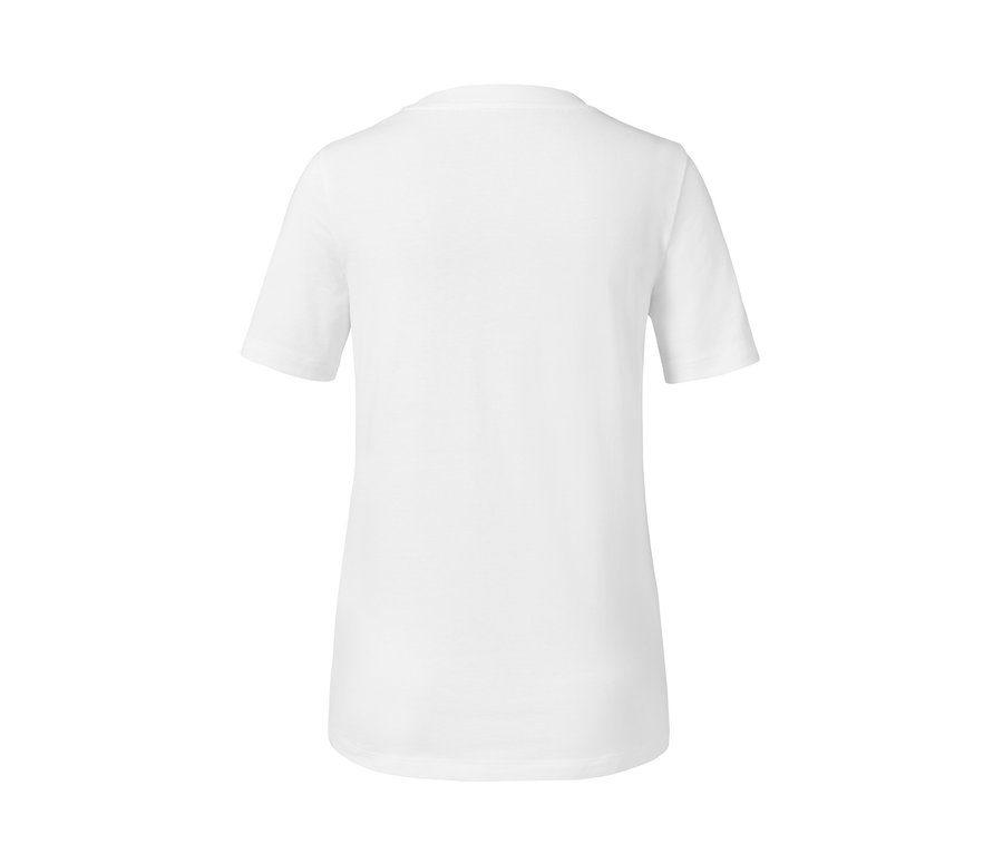 T-shirt blanc à imprimé.