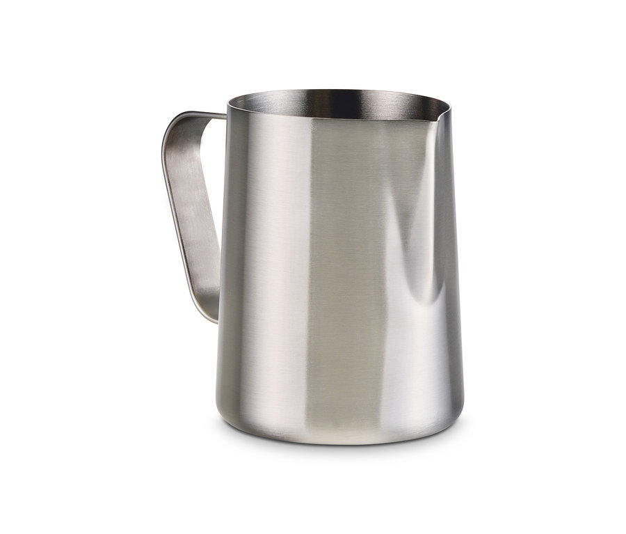 Pichet à lait en inox d'une capacité de 300 ml.