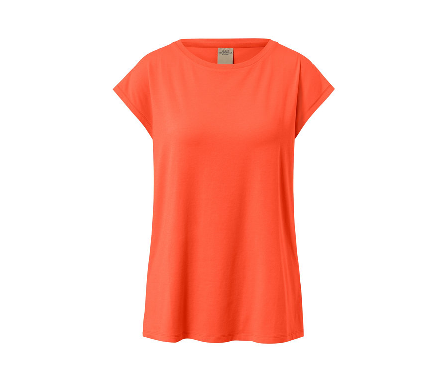 T-shirt de sport orange.